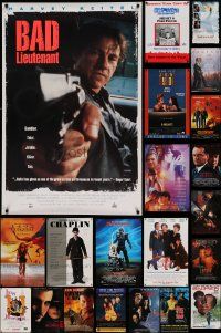 4h673 LOT OF 39 UNFOLDED VIDEO POSTERS '90s great images from a variety of different movies!