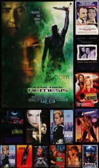 4h651 LOT OF 16 UNFOLDED MOSTLY SINGLE-SIDED MOSTLY 27X40 ONE-SHEETS '90s-00s great movie images!
