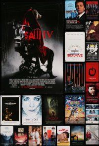 4h604 LOT OF 27 UNFOLDED MOSTLY DOUBLE-SIDED 27X40 ONE-SHEETS '90s-10s great movie images!
