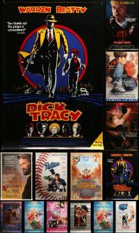 4h676 LOT OF 20 UNFOLDED VIDEO POSTERS '80s-00s great images from a variety of different movies!