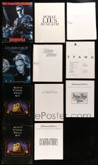 4h166 LOT OF 11 PRESSKITS '91 - '06 with covers & supplements but NO stills!