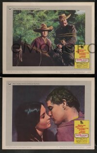 4k069 APPALOOSA 8 LCs '66 Marlon Brandon, Anajnette Comer, cool cowboy western images!