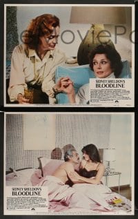 4k104 BLOODLINE 8 LCs '79 Audrey Hepburn, Ben Gazzara, James Mason, Romy Schneider, Omar Sharif!