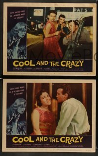 4k160 COOL & THE CRAZY 8 LCs '58 savage punks on a weekend binge of violence, classic '50s!