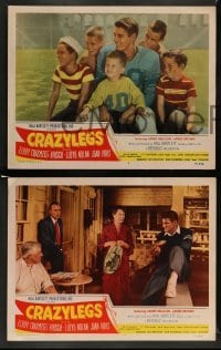 4k833 CRAZYLEGS 5 LCs '53 great images of football player Elroy Hirsch, Joan Vohs!