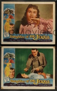 4k182 DAUGHTER OF DR JEKYLL 8 LCs '57 Edgar Ulmer, John Dierkes, Arthur Shields!