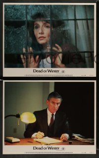 4k185 DEAD OF WINTER 8 LCs '87 Mary Steenburgen, Roddy McDowall, directed by Arthur Penn!