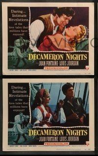 4k190 DECAMERON NIGHTS 8 LCs '53 Joan Fontaine & Louis Jourdan, love tales enjoyed by millions!