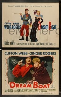 4k213 DREAM BOAT 8 LCs '52 Ginger Rogers was professor Clifton Webb's co-star, Anne Francis!