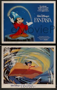 4k239 FANTASIA 8 LCs R82 great tc image of Wizard's Apprentice Mickey Mouse, Disney cartoon classic