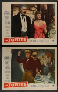4k854 FURIES 4 LCs '50 Barbara Stanwyck, Walter Huston, Anthony Mann directed!
