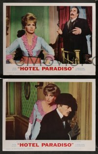 4k352 HOTEL PARADISO 8 LCs '66 Alec Guinness, Gina Lollobrigida, Robert Morley, English comedy!