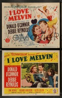4k368 I LOVE MELVIN 8 LCs '53 Donald O'Connor & Debbie Reynolds, the screen's terrific team!