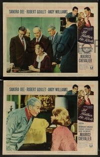 4k374 I'D RATHER BE RICH 8 LCs '64 Sandra Dee, Robert Goulet, Andy Williams, Maurice Chevalier