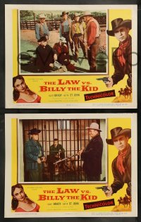 4k432 LAW VS. BILLY THE KID 8 LCs '54 Scott Brady, the toughest guy the west ever bred!