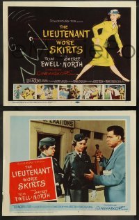 4k437 LIEUTENANT WORE SKIRTS 8 LCs '56 sexy officer Sheree North in uniform, Tom Ewell, Rita Moreno