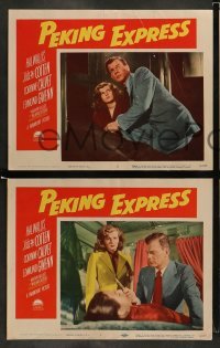 4k582 PEKING EXPRESS 8 LCs '51 Joseph Cotten in China, directed by William Dieterle!