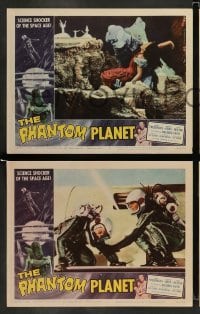4k587 PHANTOM PLANET 8 LCs '62 science shocker of the space age, wacky monster, cool fx images!