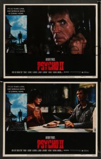 4k610 PSYCHO II 8 LCs '83 Anthony Perkins as Norman Bates, Vera Miles, Meg Tilly, horror sequel!