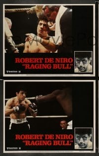 4k615 RAGING BULL 8 LCs '80 Martin Scorsese boxing classic, Robert De Niro as boxer Jake LaMotta!
