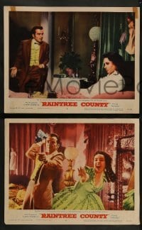 4k865 RAINTREE COUNTY 4 LCs '57 beautiful Elizabeth Taylor, Montgomery Clift, Eva Marie Saint!