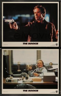 4k629 ROOKIE 8 LCs '90 Clint Eastwood directs & stars, Charlie Sheen, Raul Julia