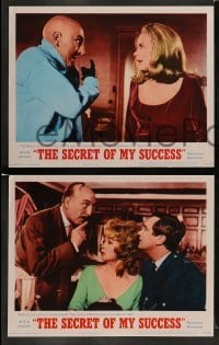 4k639 SECRET OF MY SUCCESS 8 LCs '65 sexy Shirley Jones, Honor Blackman, Stella Stevens