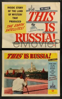 4k703 THIS IS RUSSIA 8 LCs '58 Sputnik, space race documentary, inside story of land of mystery!