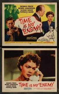 4k712 TIME IS MY ENEMY 8 LCs '57 Dennis Price, Renee Asherson, Susan Shaw!