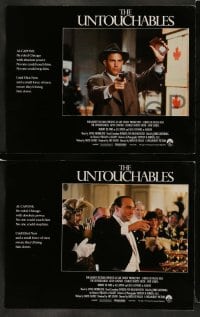 4k842 UNTOUCHABLES 5 LCs '87 Kevin Costner, Robert De Niro, Sean Connery, Brian De Palma