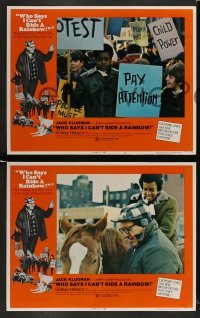 4k761 WHO SAYS I CAN'T RIDE A RAINBOW 8 LCs '71 Edward Mann, Jack Klugman, New York City pony farm!