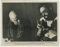 4m095 APOCALYPSE NOW candid 8x10 still '79 close up of Francis Ford Coppola directing Marlon Brando!