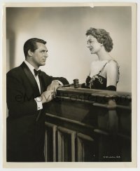 4m108 BACHELOR & THE BOBBY-SOXER 8.25x10 still '47 Cary Grant with sexy judge Myrna Loy by Longet!