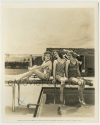 4m128 BETTY GRABLE/SUSAN HAYWARD/ELLEN DREW 8x10 key book still '39 in swimsuits on diving board!