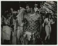 4m135 BLACK ORPHEUS 8x10.25 still '60 Marcel Camus' Orfeu Negro, c/u of Breno Mello at Carnival!