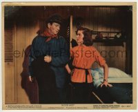 4m010 BLOOD ALLEY color 8x10 still #4 '55 John Wayne, Lauren Bacall, directed by William Wellman!