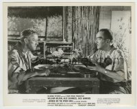 4m150 BRIDGE ON THE RIVER KWAI 8x10.25 still R63 Sessue Hayakawa & Alec Guinness eating together!