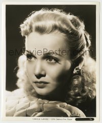 4m169 CAROLE LANDIS 8.25x10 still '40s super close portrait of the pretty 20th Century Fox actress!
