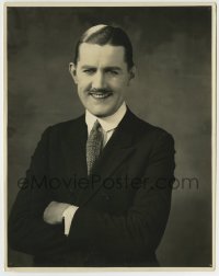 4m183 CHARLEY CHASE 7.75x9.75 still '20s great waist-high smiling portrait with hsi arms crossed!