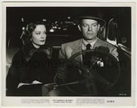 4m212 COMPANY SHE KEEPS 8x10.25 still '51 close up of sexy Jane Greer & Dennis O'Keefe in car!