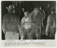 4m219 COOL HAND LUKE Story-in-Pictures 8.25x9.5 still '67 George Kennedy & Paul Newman in the rain!