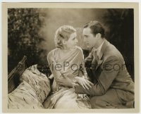 4m278 DRACULA 8.25x10 still R47 c/u of David Manners & pretty Helen Chandler, Tod Browning classic