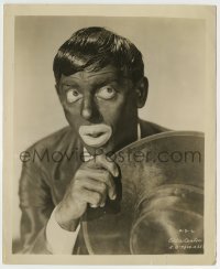 4m292 EDDIE CANTOR 8.25x10 still '32 wacky close portrait in blackface from The Kid From Spain!