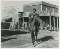 4m332 FOR A FEW DOLLARS MORE 8.25x10 still '65 great image of Clint Eastwood on horse in town!