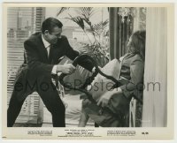 4m348 FROM RUSSIA WITH LOVE 8x10.25 still '64 Sean Connery as Bond attacking Lotte Lenya with chair!