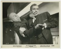 4m396 GOLDFINGER 8x10.25 still '64 Sean Connery as James Bond wrestling gun from Gert Frobe's hand!