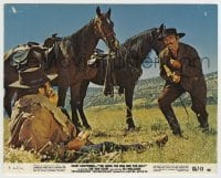 4m020 GOOD, THE BAD & THE UGLY 8x10 mini LC #7 '68 Clint Eastwood on ground eating by Lee Van Cleef