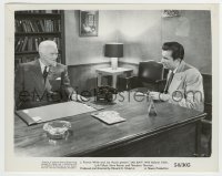 4m513 JAIL BAIT 8x10.25 still '54 Ed Wood cult classic, Herbert Rawlinson with man in his office!