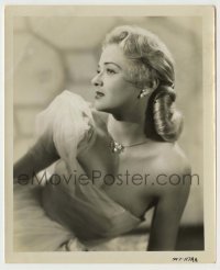 4m517 JANE NIGH 8.25x10 still '40s seated portrait in low-cut dress with one bare shoulder!