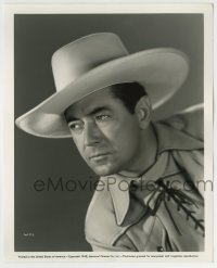 4m549 JOHNNY MACK BROWN 8x10 still '40 head & shoulders close up of the Universal cowboy star!
